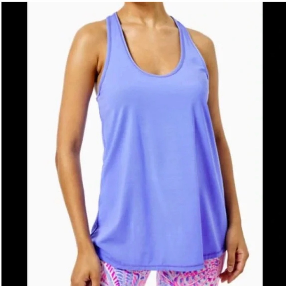 Lily Pulitzer Luxletic Purple Tank Top